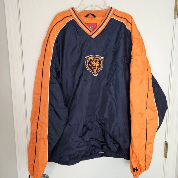 NFL Chicago Bears Windbreaker Pullover Jacket - Picture 1 of 9
